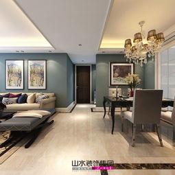 祥源城100平米簡(jiǎn)歐風(fēng)格室內(nèi)外裝飾工程設(shè)計(jì)案例